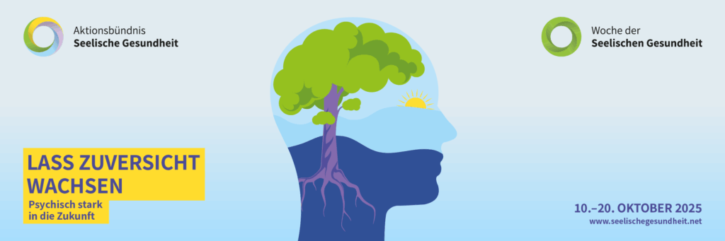 Banner zur Aktionswoche Seelische Gesundheit 2025